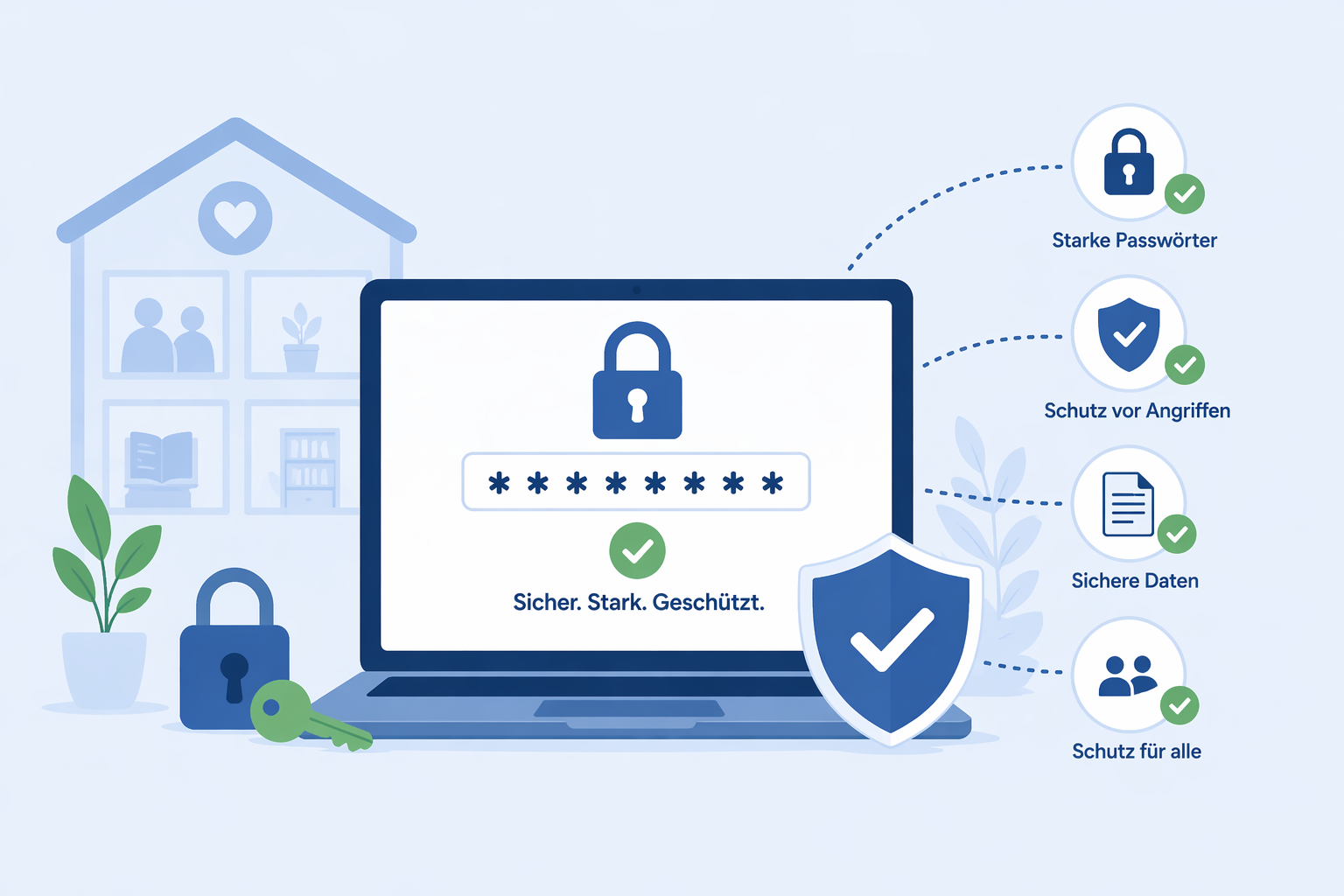 Sichere Passwörter leicht gemacht – so schützen Sie Ihre Einrichtung