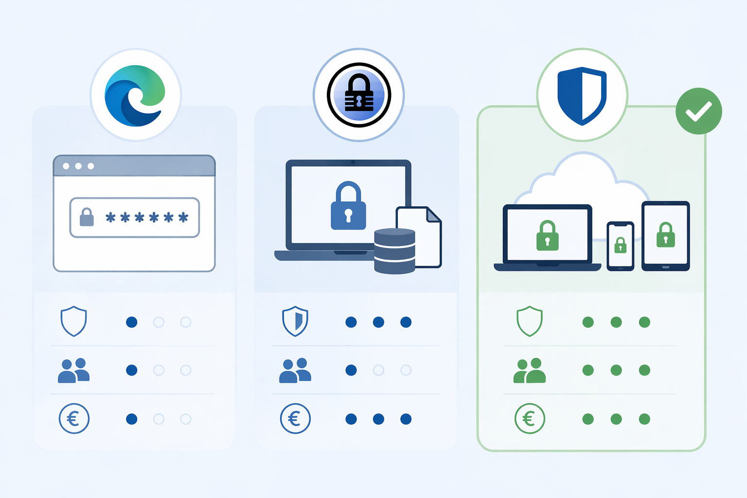 Vergleich Passwortmanager